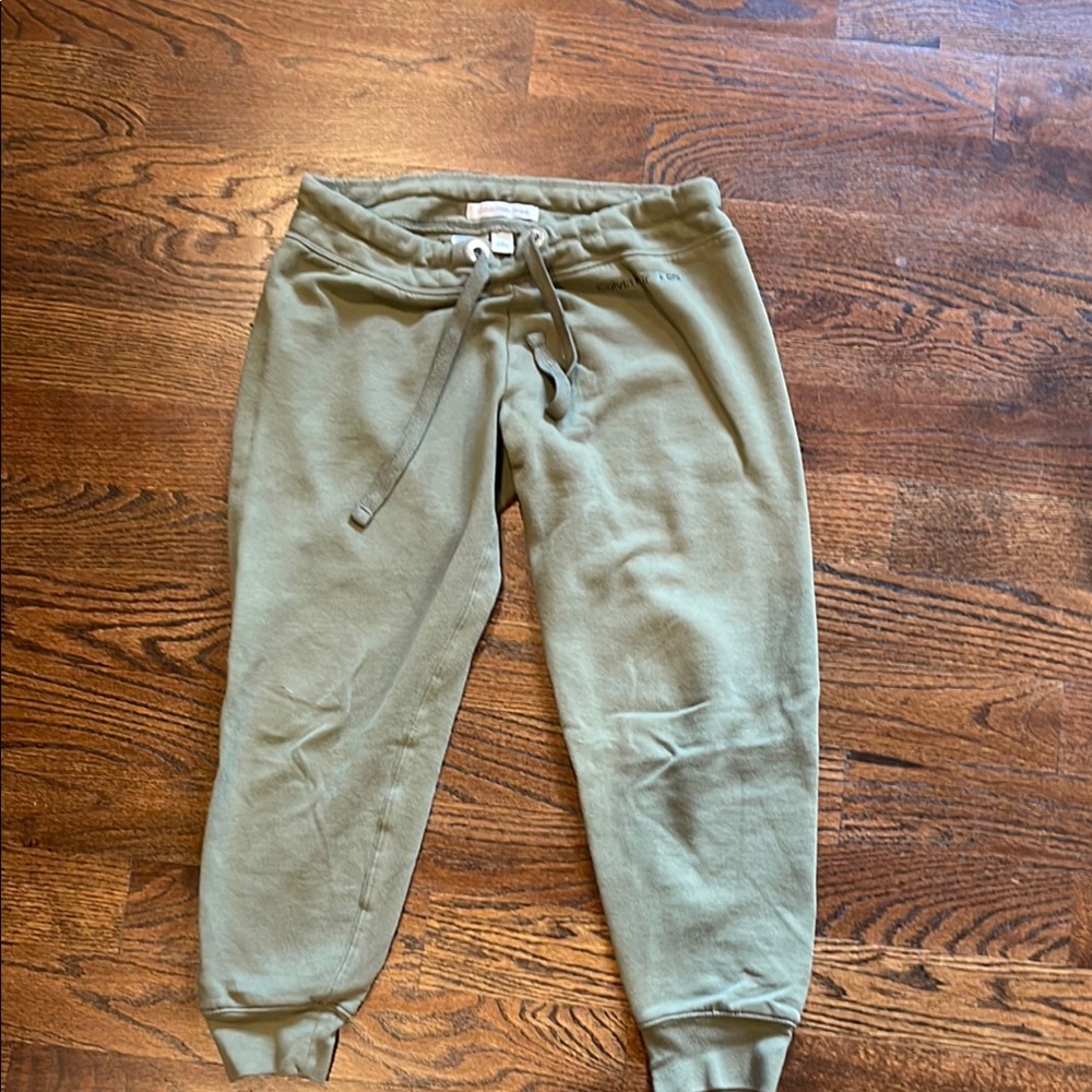 Calvin Klein Jeans Green Joggers Comfortable Stylish Bottoms
